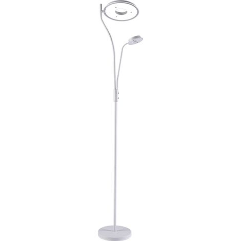 Lámpara de Pie GENOVA 28W+7W LED 3000-6500K blanco (1/2)