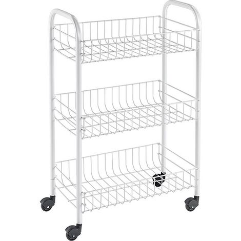 Chariot Polyvalent 3 Étagères 41x23x63cm Metaltex (1/2)