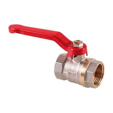 VALVOLA SFERA FF LEVA STARS - OTTONE NICHELATO 1/2F- 4 pezzi