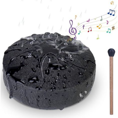 Musikalische Regentrommel für Garten und Outdoor Stahlrohrinstrument mit 6 Tönen (1/5)