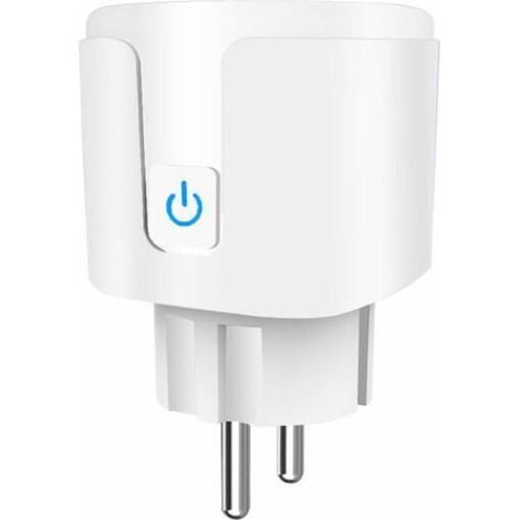 UlisemPrise Connectée WIFI, Prise intelligente 16A compatible avec Android et iOS Alexa (Echo et Echo Dot), Siri, SmartThings, Google Home, Surveillance de l’énergie, Fonction minuterie (1 Pack) (1/4)