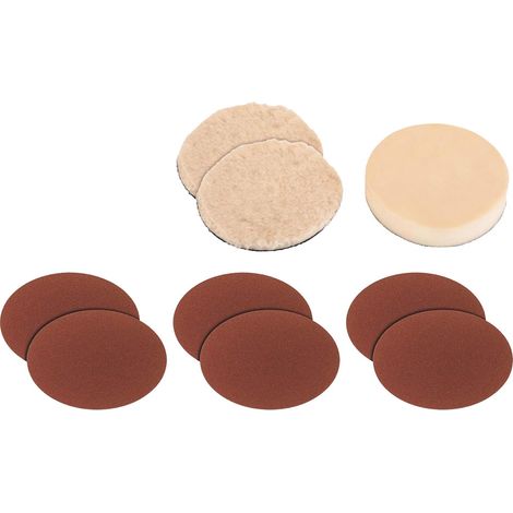 Set Accessori per Levigare Lucidare Einhell 9 Pezzi Ø 180 mm