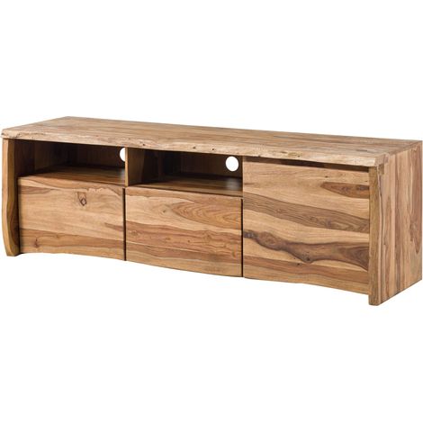 TV-Board Sheesham 178x48x58 natur lackiert / sandgestrahlt PURE SHEESHAM 123