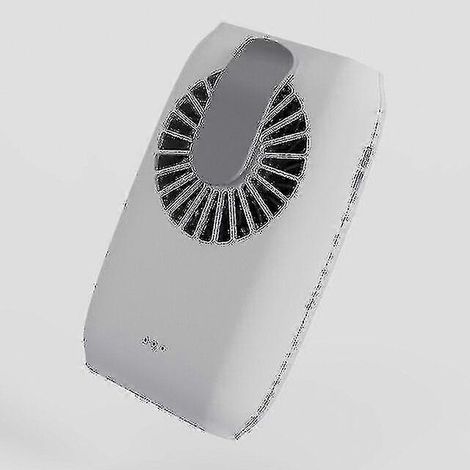 Ventilateur de bureau portable à pince, rechargeable par USB (blanc) (1/5)