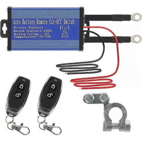 Batterietrennschalter mit Relais und zwei drahtlosen Fernbedienungen – JXLGV (1/5)