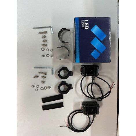 Motorrad-Scheinwerfer, LED-Fahrleuchten, 2 Stück, 12000 lm, 120 W, IP67 wasserdicht, Motorrad-Arbeitsscheinwerfer