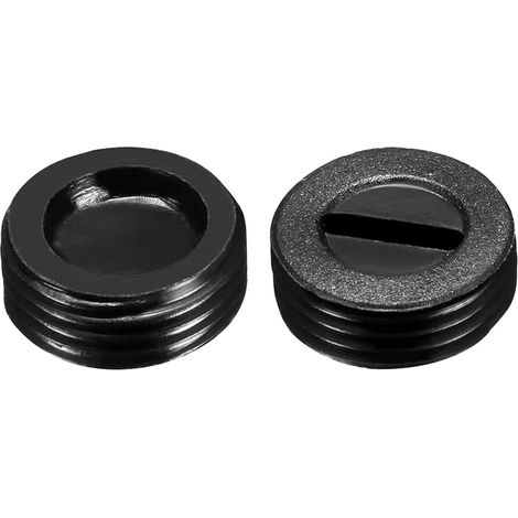 Charbon Balais Support Bouchons Plastique Couvercle Bouchons [pour Moteur Balais] - 12mm OD/2 Pcs (1/5)