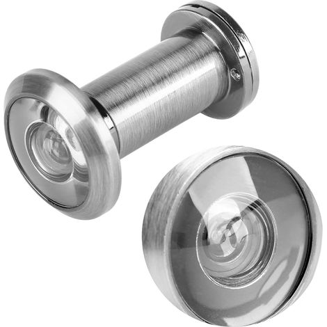 Porte de sécurité à ouverture à 200 degrés de 16 mm avec cache arrière de judas en alliage de zinc (1/5)