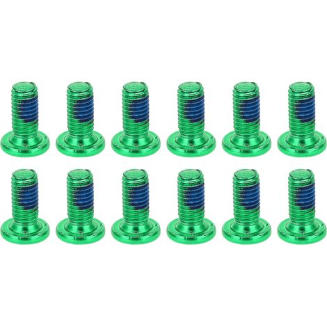 BOLANY 12er-Pack Befestigungsschrauben für Mountainbike-Bremsscheiben aus legiertem Stahl (1/5)