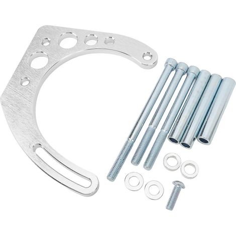 Kit de 12 supports d'alternateur en aluminium haute résistance usiné pour gros blocs 396, 427 et 454, poulies de pompe à eau longues YEMAA (1/5)