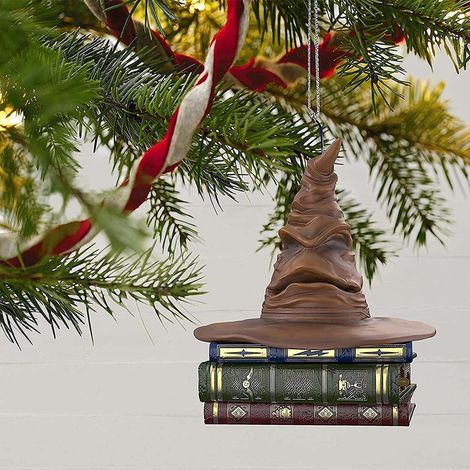 Zauberhafter Harry Potter-Spezialschmuck in Braun, kreative Dekoration für Halloween zu Weihnachten. (1/5)