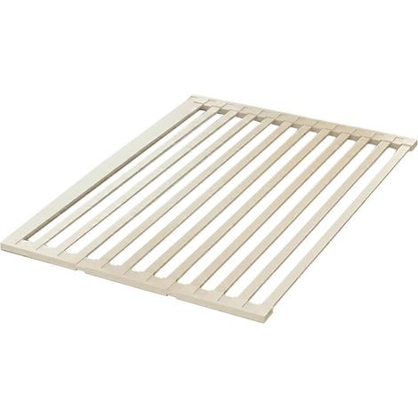Égouttoir de cuisine en acier inoxydable 304, pliable, avec panier d'égouttage, support de rangement et volet roulant. Bonde en silicone.