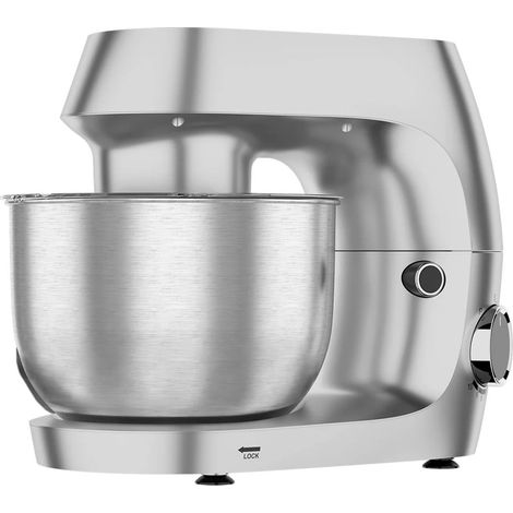 TrAdE Shop Traesio - Impastatrice Multifunzione Ciotola Da 4lt 1500w 10 Velocità Sistema Di Sicurezza Integrato - (1/5)