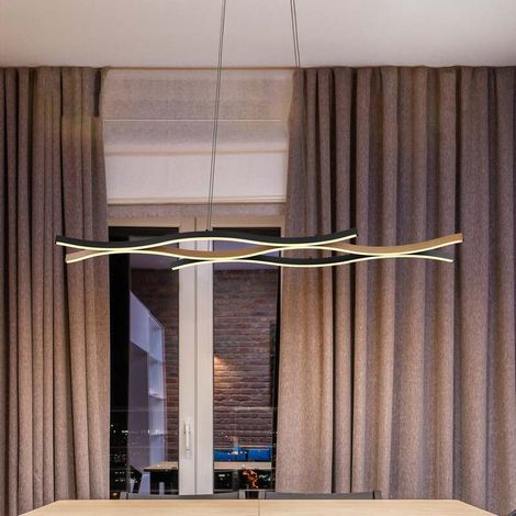 [GEBRAUCHT] B-Ware Globo Hängelampe Hängeleuchte Geronimo LED Pendelleuchte Lampe schwarz (1/2)