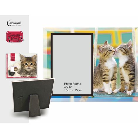 Cadre photo chaton mignon, décoration photo chaton mignon, cadeau