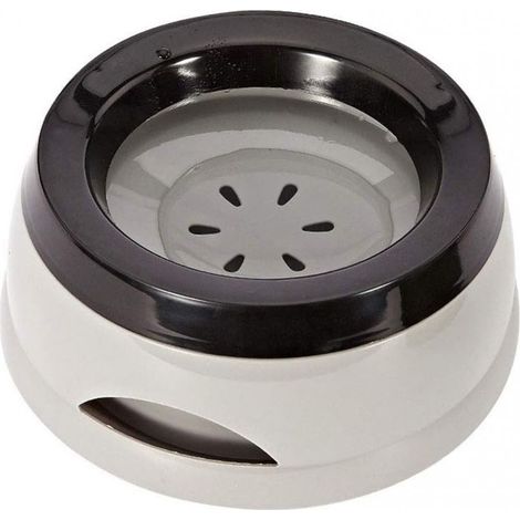 1pc Bol pour chien Anti-déversement bol d'eau pour chien, gris, bol distributeur d'alimentation lente adapté à la maison et aux voyages bol d'eau pour chien/chat/animal de compagnie (1/5)