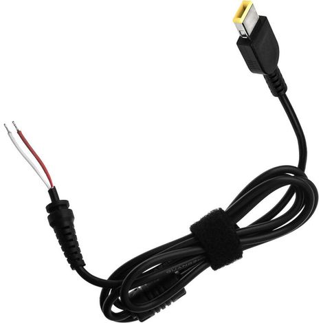 Cable adaptador de corriente Lenovo Slim Tip Akyga AK-SC-10 amarillo cuadrado de 1,2 m