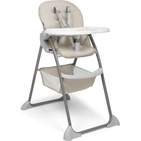 Chaise Haute Bébé Pliable dès 6 Mois jusqu'à 15 kg, Sit N Fold Beige (1/5)