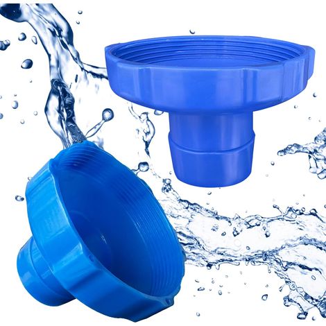 2-teiliger Skimmer-Schlauchadapter, kleiner Schlauch-zu-Sieb-Adapter für oberirdisches Pool-Skimmer-Kit (1/5)
