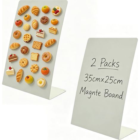 Magnetic Table Top Notice Boards 2 Pack (1/5)