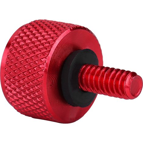 Ensemble de 4 vis anodisées pour fixation de selle moto, aluminium bicolore compatible 1996 et modèles ultérieurs (1/5)