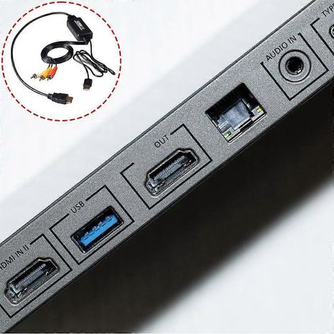 Convertisseurs portables AV vers HDTV 1080p 60 Hz pour systèmes de divertissement à domicile (1/4)