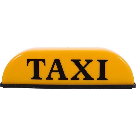 Feux de Taxi Magnétiques pour Voitures, Lampe LED Jaune (1/5)