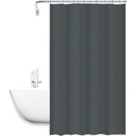 Trade Shop - IMPERMEABILE 240X200CM STEEL STEEL BAGNO SCURO 79719 - (1/2)