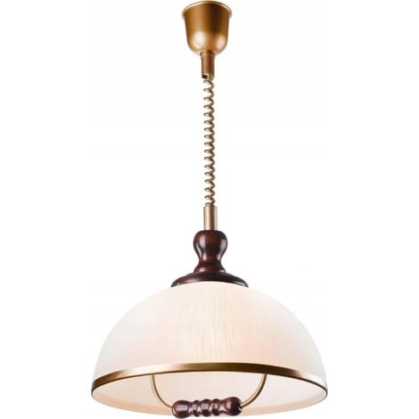 Lamkur Ramona Lampadario Bianco 30 cm