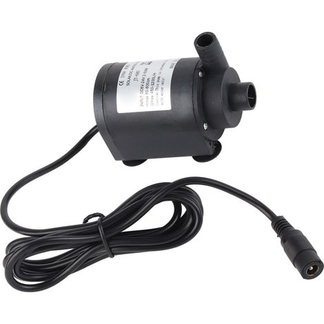 Pompe de circulation d'eau chaude 24 V CC 1000 L/h, moteur solaire sans balais, hauteur de refoulement de 7 m (1/5)