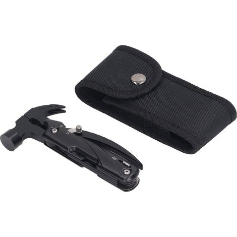 Mini marteau à griffes en acier à haute teneur en carbone, multifonctionnel, avec poignée antidérapante, format compact et portable, idéal pour le camping. (1/5)