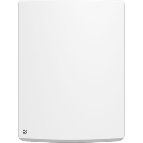 Radiador eléctrico fijo de inercia seca cerámica 1000 W Bestherm ARIA vertical blanco (1/5)