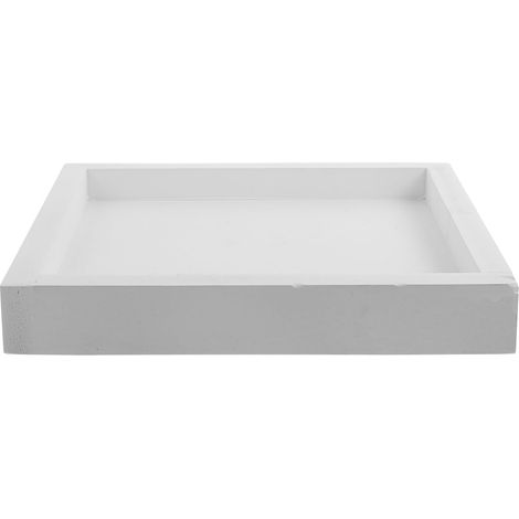 Saucer À Plantes - Bac En Plastique Épais 22,6 X 22,6 X 3,5 Cm - Pour Pot De Fleurs Ou Vase - Blanc - 1 Pièce (1/5)