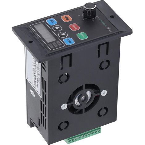 90-W-Frequenzumrichter, Mini-Motorumrichter, 1-phasiger Eingang 176–264 V, 3-phasiger Ausgang 0–220 V, Drehzahlwandler für Ventilatoren und Wasserpumpen (1/5)