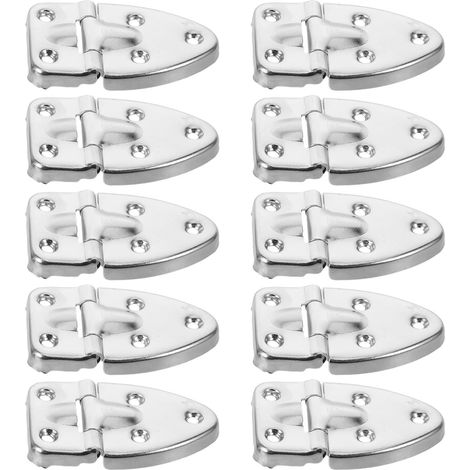 Charnières pliantes rotatives Healeved en 10 pièces pour étuis de violon et guitare, métal, (1/5)