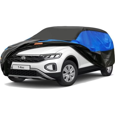 Autoabdeckung wasserdicht atmungsaktiv für VW T-Roc (2017-2024) Schwarz Blau (1/5)