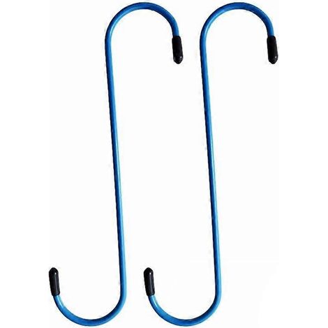 Supports d'étriers de frein, embouts en caoutchouc pour essieux, outil automobile, lot de 2 crochets en S (1/5)