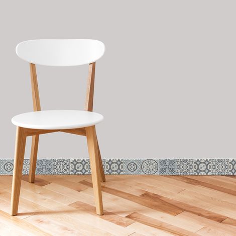 Stickers Muraux Carreaux Coimbra 40x10cm - Décoration Plinthes Intérieures et Murales (1/2)