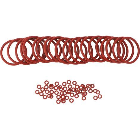 Jiawu Joint Torique étanche en Silicone pour Machine à café, 120 Pièces, Groupe de Brassage, Bagues d'étanchéité pour Tampons de Machine à café, Accessoires de Cuisine. (1/5)