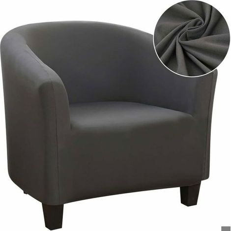 Housse de Fauteuil Cabriolet ExtensibleFacile Installer et Laver Housse de Chaise avec Accoudoirs Couverture de Fauteuil PZCC (1/4)