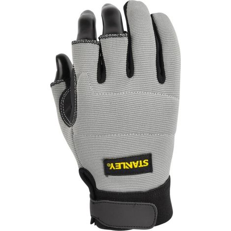 Gants Stanley Mitaine performance 3 doigts T10 Gris