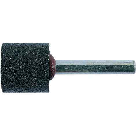 Meule cylindrique a queue en resine en bakelite 30x30x6 mm