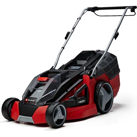 Einhell Tondeuse à gazon sans fil GE-CM 43 Li M KIT PXC (36V, Mulching, Brushless, Largeur de coupe 43cm) Livré avec 2 Batteries 4,0 Ah et Chargeur (1/4)