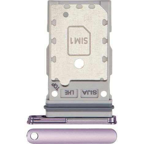 Vassoio per scheda SIM per Samsung Galaxy S22  S22+ Plus, viola (1/3)