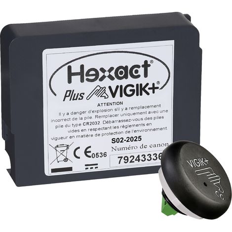 Centrale autonome VIGIK+ avec lecteur type T25 – 1 porte pour platines GT – Gestion des noms avec HEBOXINTV3 – Installation sur platines Aiphone