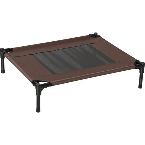 Lit pour chien chat lit de camp grand confort sur pieds tissu oxford textilène micro-perforé (1/5)