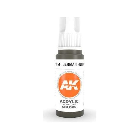 Pittura - AK11154 - Grigio Campo Tedesco - 17ml - Acrilico Opaco