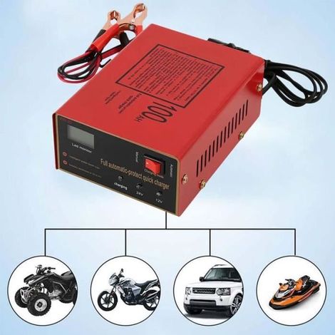 Chargeur de Batterie - FOLAYA - 12V/24V - Intelligent Automatique - 140W - 6Ah à 200Ah (1/4)