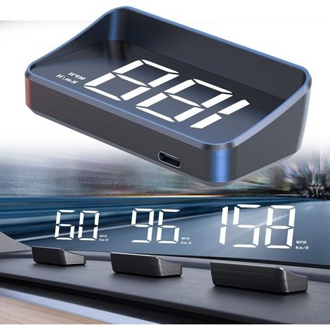 Pantalla de visualización frontal (HUD) para automóviles, pantalla de visualización frontal M2, velocímetro digital preciso proyectado en el parabrisas