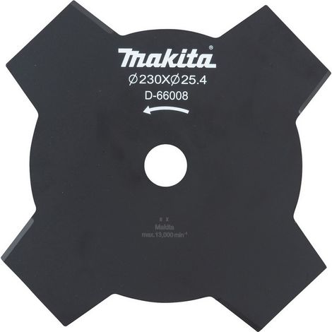 Makita 4-Zahn-Schlagmesser 230 x 25,4 mm - D-66008
